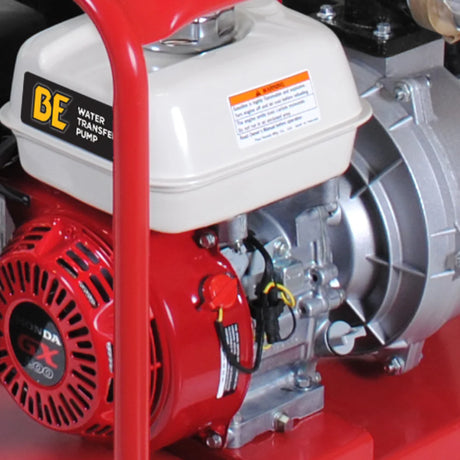 BE Power 2" Gas-Powered Firefighting Pump Kit with Honda GX200 Engine