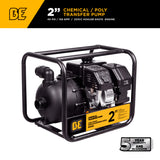 BE Power 2" Gas-Powered Chemical Transfer Pump with Kohler SH270 Engine