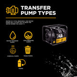 BE Power 2" Gas-Powered Chemical Transfer Pump with Kohler SH270 Engine