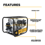 BE Power 2" Trash Transfer Pump with Honda GX200 Engine