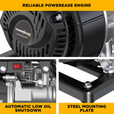 BE Power 1" Gas-Powered Water Transfer Pump with Powerease 79 Engine