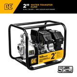 BE Power 2" Gas-Powered Water Transfer Pump with Kohler SH270 Engine