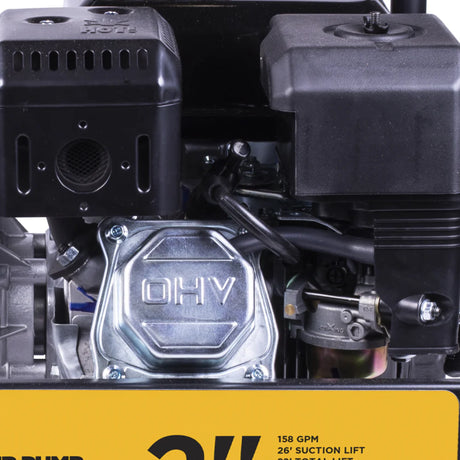 BE Power 2" Gas-Powered Water Transfer Pump with Powerease 225 Engine