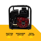 BE Power 3" Gas-Powered Water Transfer Pump with Kohler SH270 Engine