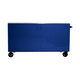 Homak RS Pro 72" Roller Cabinet — 16 Drawer, Stainless Steel Top