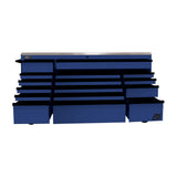 Homak RS Pro 72" Roller Cabinet — 16 Drawer, Stainless Steel Top