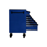 Homak RS Pro 72" Roller Cabinet — 16 Drawer, Stainless Steel Top