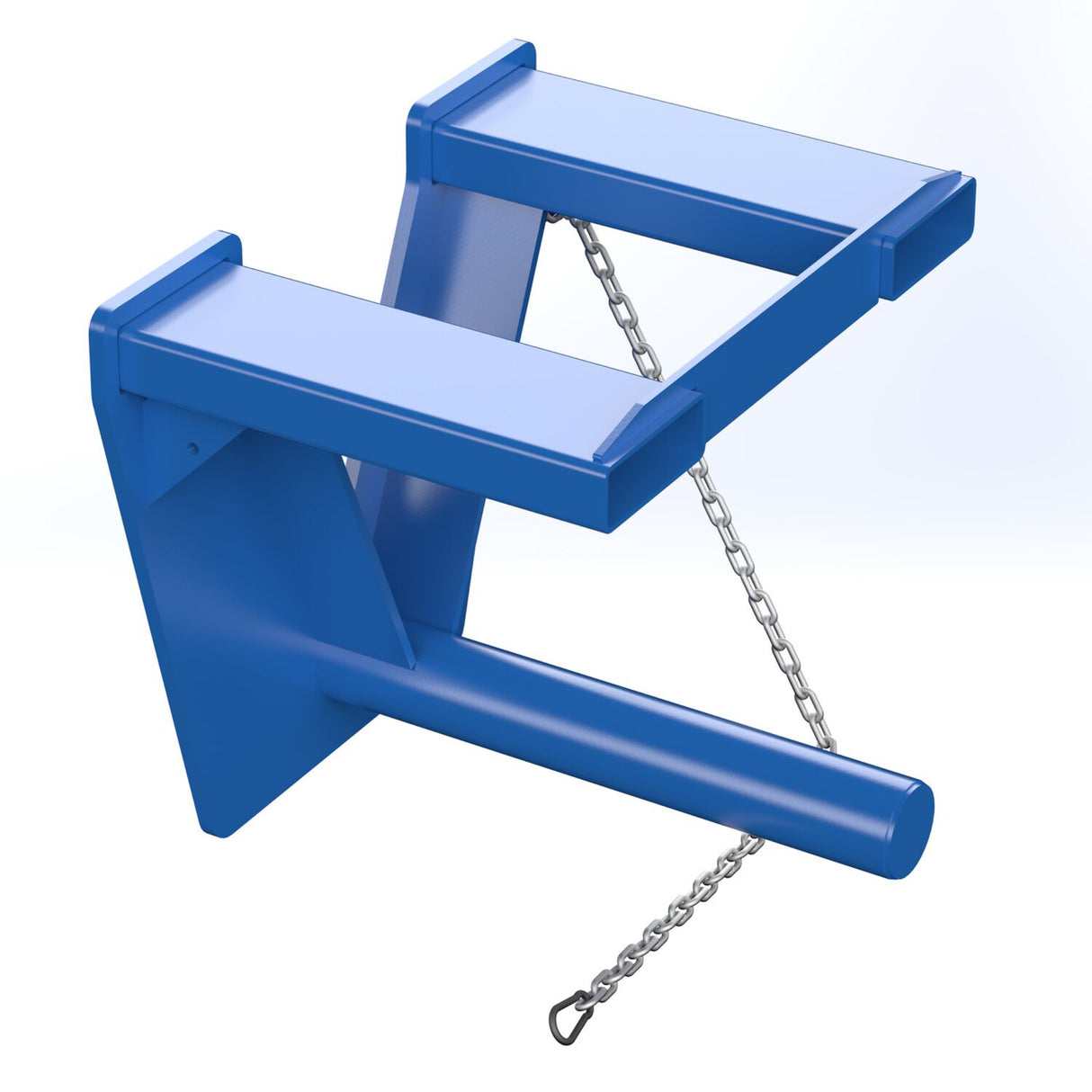 Vestil CCF Fork-Mounted Coil Ram / Coil Lifter — Forklift Coil & Reel Handler, 24"–60" Ram, 3,000–5,500 lb