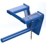 Vestil CCF Fork-Mounted Coil Ram / Coil Lifter — Forklift Coil & Reel Handler, 24"–60" Ram, 3,000–5,500 lb