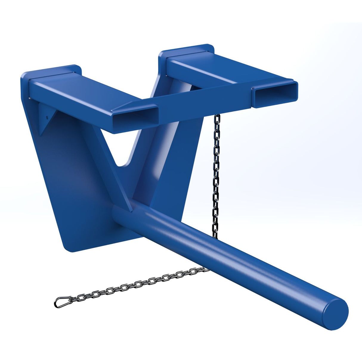 Vestil CCF Fork-Mounted Coil Ram / Coil Lifter — Forklift Coil & Reel Handler, 24"–60" Ram, 3,000–5,500 lb
