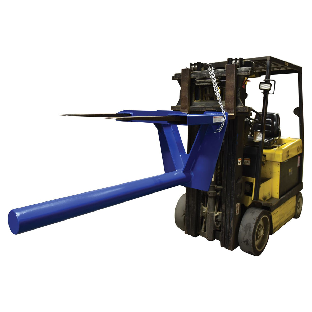 Vestil CCF Fork-Mounted Coil Ram / Coil Lifter — Forklift Coil & Reel Handler, 24"–60" Ram, 3,000–5,500 lb