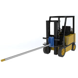 Vestil CR Class II Carriage-Mounted Rug Ram / Carpet Pole — Forklift Carriage Carpet Boom, 48"–144", Up to 2,500 lb