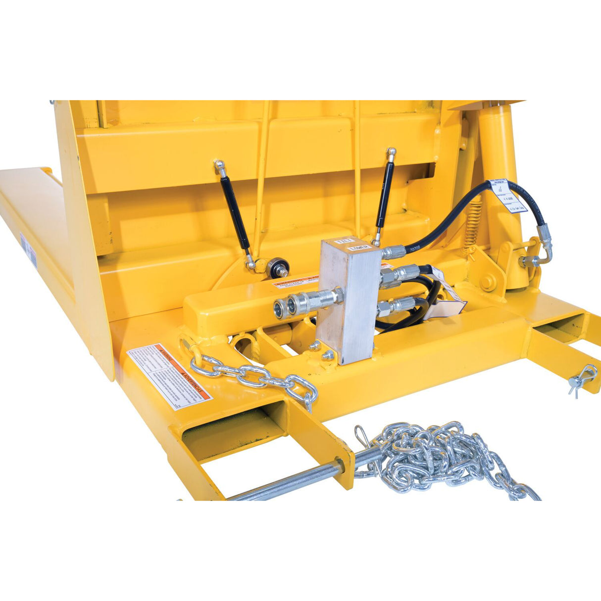Vestil CTD-H-TP-3000 Hydraulic Fork Truck Crate Turner/Dumper — 3,000 lb Powered Forklift Attachment