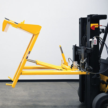 Vestil CTD-H-TP-3000 Hydraulic Fork Truck Crate Turner/Dumper — 3,000 lb Powered Forklift Attachment