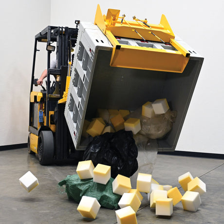 Vestil CTD-H-TP-3000 Hydraulic Fork Truck Crate Turner/Dumper — 3,000 lb Powered Forklift Attachment