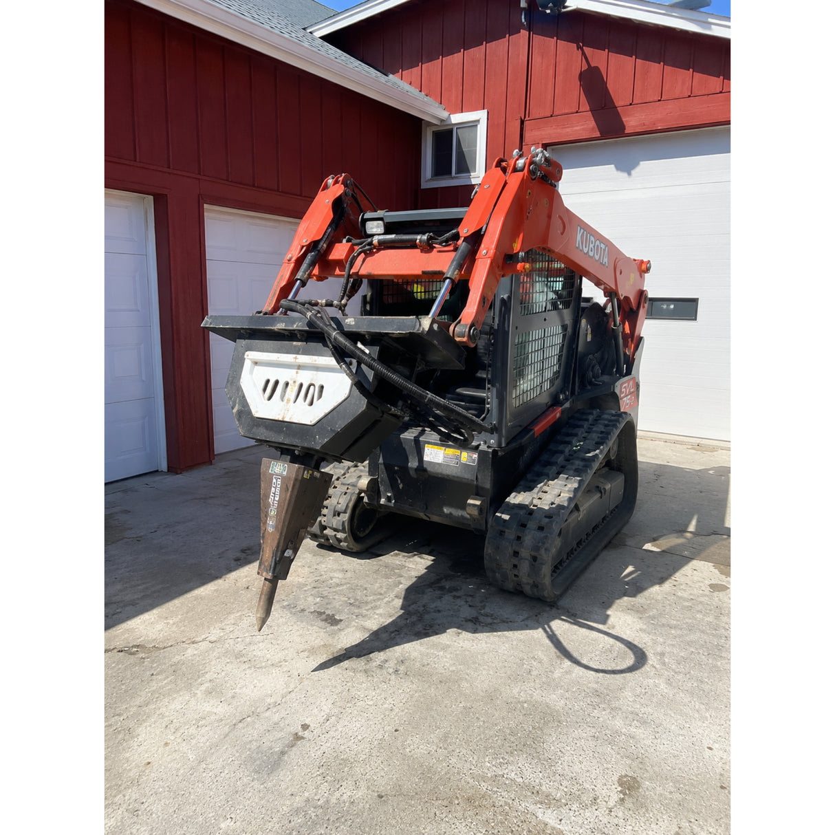 U.S. Pride HF-150 Hands-Free Cone Screw Log Splitter for Mid-Sized Skid Steer Loaders