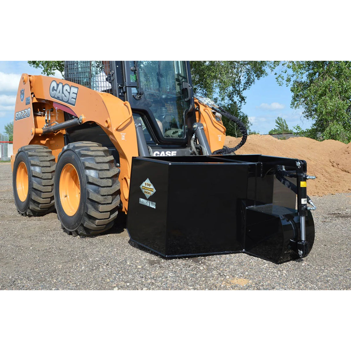 Top Dog Attachments Concrete Bucket | CM55 & CH55 Hydraulic or Manual Discharge