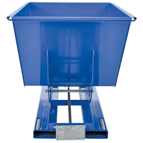 Vestil D Series Self-Dumping Steel Hoppers with Bumper Release | Dump From the Seat, Helps Meet OSHA, 0.25–5 Cubic Yard, LD/MD/HD Steel
