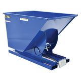 Vestil D Series Self-Dumping Steel Hoppers with Bumper Release | Dump From the Seat, Helps Meet OSHA, 0.25–5 Cubic Yard, LD/MD/HD Steel