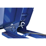 Vestil D Series Self-Dumping Steel Hoppers with Bumper Release | Dump From the Seat, Helps Meet OSHA, 0.25–5 Cubic Yard, LD/MD/HD Steel
