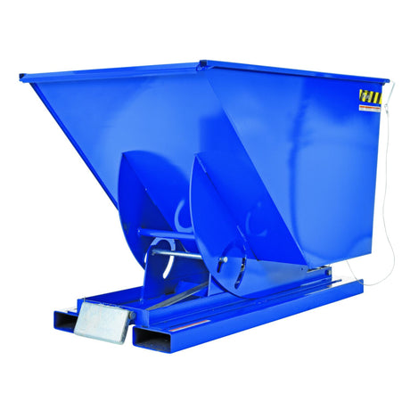 Vestil D Series Self-Dumping Steel Hoppers with Bumper Release | Dump From the Seat, Helps Meet OSHA, 0.25–5 Cubic Yard, LD/MD/HD Steel