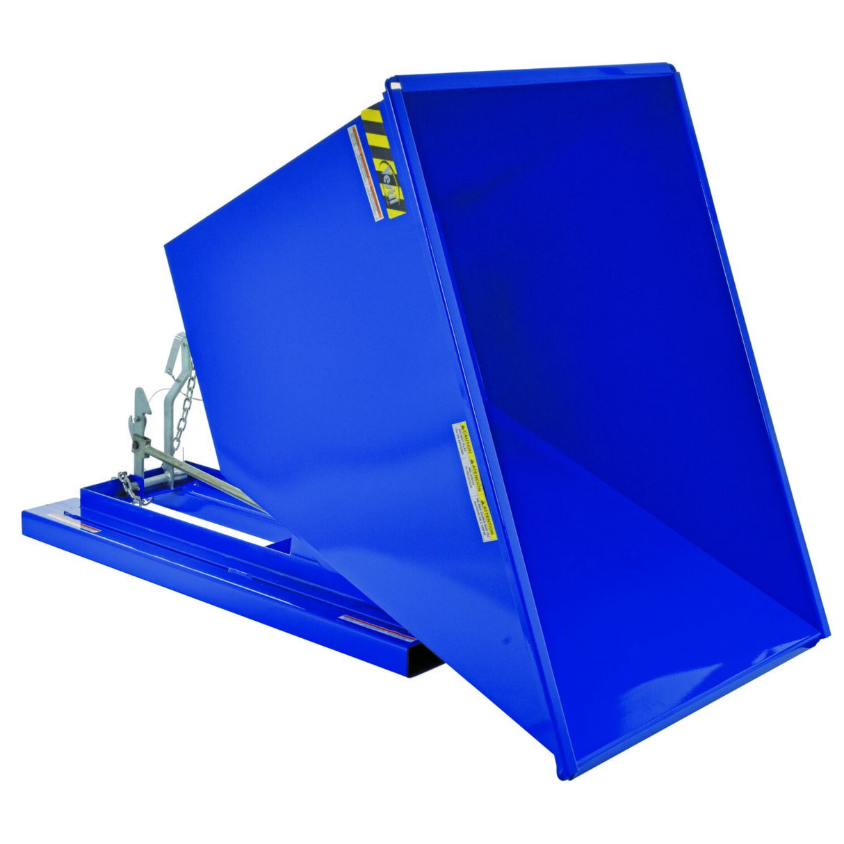 Vestil D Series Self-Dumping Steel Hoppers with Bumper Release | Dump From the Seat, Helps Meet OSHA, 0.25–5 Cubic Yard, LD/MD/HD Steel