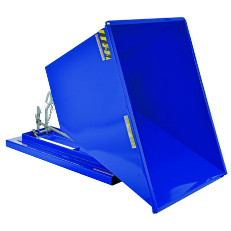 Vestil D Series Self-Dumping Steel Hoppers with Bumper Release | Dump From the Seat, Helps Meet OSHA, 0.25–5 Cubic Yard, LD/MD/HD Steel