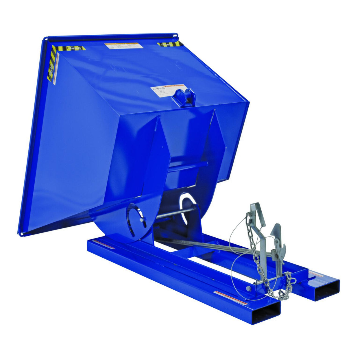 Vestil D Series Self-Dumping Steel Hoppers with Bumper Release | Dump From the Seat, Helps Meet OSHA, 0.25–5 Cubic Yard, LD/MD/HD Steel
