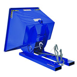 Vestil D Series Self-Dumping Steel Hoppers with Bumper Release | Dump From the Seat, Helps Meet OSHA, 0.25–5 Cubic Yard, LD/MD/HD Steel