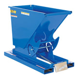 Vestil D Series Self-Dumping Steel Hoppers with Bumper Release | Dump From the Seat, Helps Meet OSHA, 0.25–5 Cubic Yard, LD/MD/HD Steel