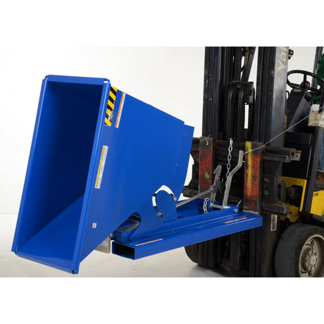 Vestil D Series Self-Dumping Steel Hoppers with Bumper Release | Dump From the Seat, Helps Meet OSHA, 0.25–5 Cubic Yard, LD/MD/HD Steel