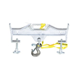Vestil D-FORK / S-FORK Forklift Hoisting Hook — Fork-Mounted Crane Hook with Shackle & 48" Safety Restraint, 4,000–10,000 lb