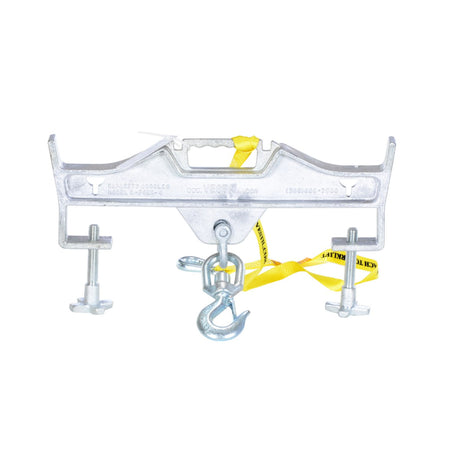 Vestil D-FORK / S-FORK Forklift Hoisting Hook — Fork-Mounted Crane Hook with Shackle & 48" Safety Restraint, 4,000–10,000 lb