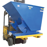 Vestil D Series Self-Dumping Steel Hoppers with Bumper Release | Dump From the Seat, Helps Meet OSHA, 0.25–5 Cubic Yard, LD/MD/HD Steel