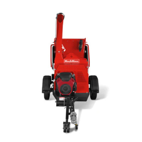 MechMaxx - HONDA GX690 22HP 688cc Gas Powered 7” Hydraulic Feed Wood Chipper, Highway Towable Disc Chipper DCH7