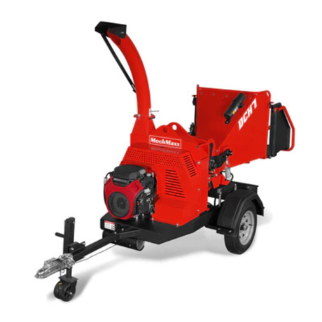 MechMaxx - HONDA GX690 22HP 688cc Gas Powered 7” Hydraulic Feed Wood Chipper, Highway Towable Disc Chipper DCH7