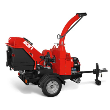 MechMaxx - HONDA GX690 22HP 688cc Gas Powered 7” Hydraulic Feed Wood Chipper, Highway Towable Disc Chipper DCH7
