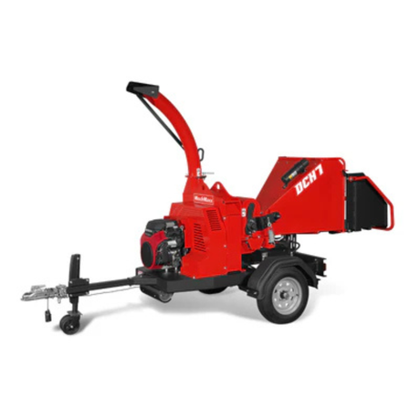 MechMaxx - HONDA GX690 22HP 688cc Gas Powered 7” Hydraulic Feed Wood Chipper, Highway Towable Disc Chipper DCH7