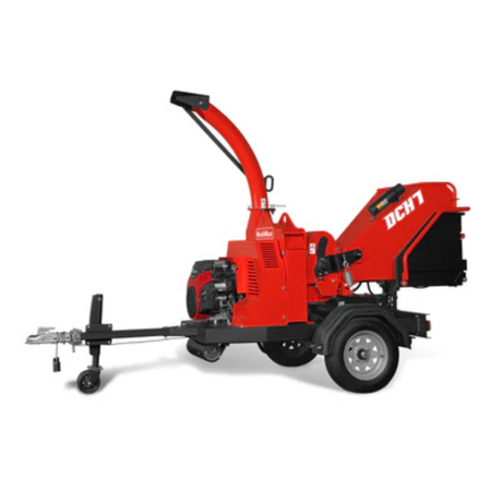MechMaxx - HONDA GX690 22HP 688cc Gas Powered 7” Hydraulic Feed Wood Chipper, Highway Towable Disc Chipper DCH7
