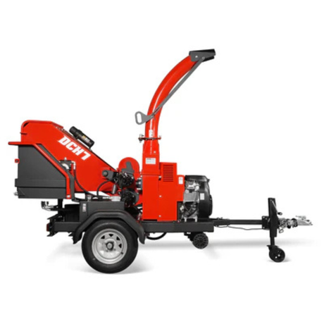 MechMaxx - 25HP 750cc ZONSEN Twin Cylinder Gas Powered 7” Hydraulic Feed Wood Chipper, Highway Towable DCH7