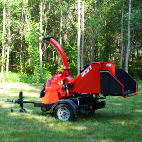 MechMaxx - HONDA GX690 22HP 688cc Gas Powered 7” Hydraulic Feed Wood Chipper, Highway Towable Disc Chipper DCH7