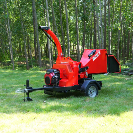 MechMaxx - HONDA GX690 22HP 688cc Gas Powered 7” Hydraulic Feed Wood Chipper, Highway Towable Disc Chipper DCH7