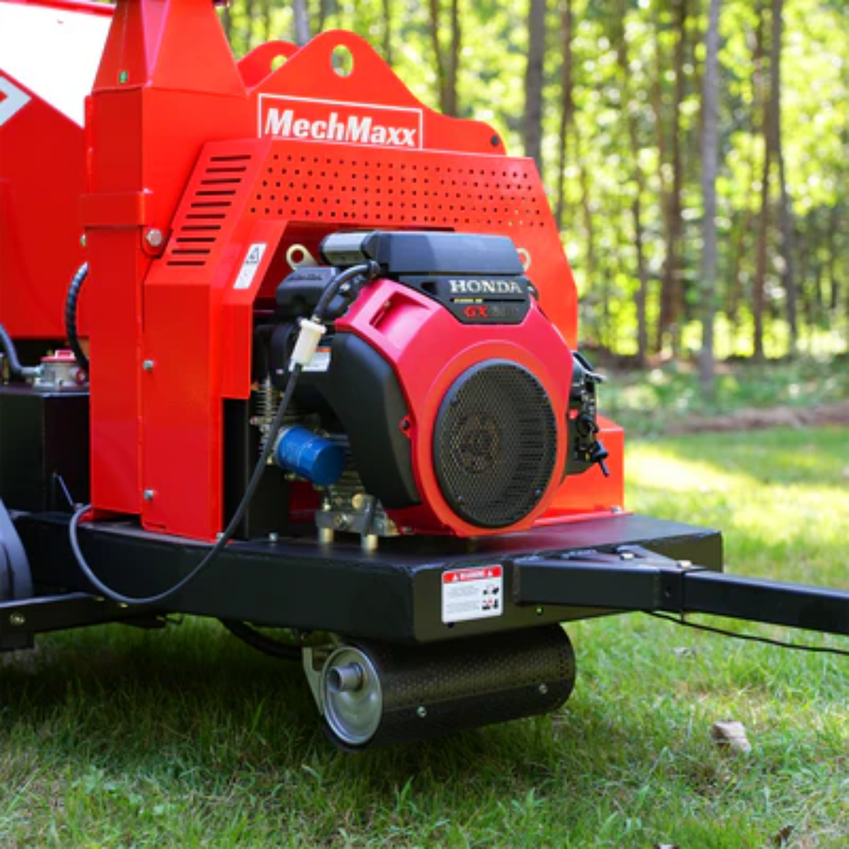 MechMaxx - HONDA GX690 22HP 688cc Gas Powered 7” Hydraulic Feed Wood Chipper, Highway Towable Disc Chipper DCH7
