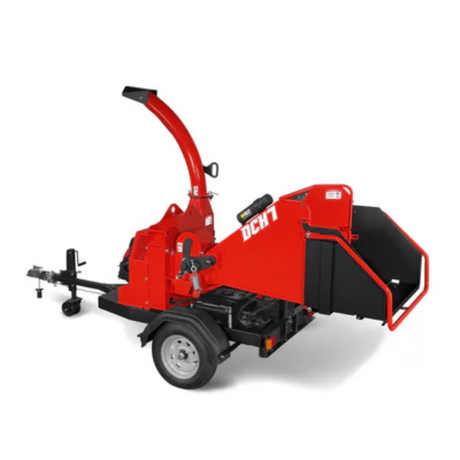 MechMaxx - HONDA GX690 22HP 688cc Gas Powered 7” Hydraulic Feed Wood Chipper, Highway Towable Disc Chipper DCH7