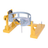 Vestil DCR-205 Fork Truck Drum Carrier/Rotators | Carry & Rotate 55-Gallon Steel Drums 360° From the Seat, Manual or DC-Powered, 800–2,000 lb