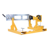 Vestil DCR-205 Fork Truck Drum Carrier/Rotators | Carry & Rotate 55-Gallon Steel Drums 360° From the Seat, Manual or DC-Powered, 800–2,000 lb