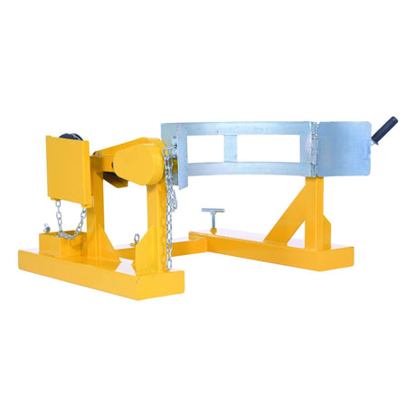 Vestil DCR-205 Fork Truck Drum Carrier/Rotators | Carry & Rotate 55-Gallon Steel Drums 360° From the Seat, Manual or DC-Powered, 800–2,000 lb