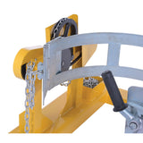 Vestil DCR-205 Fork Truck Drum Carrier/Rotators | Carry & Rotate 55-Gallon Steel Drums 360° From the Seat, Manual or DC-Powered, 800–2,000 lb