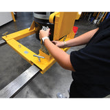 Vestil DCR-205 Fork Truck Drum Carrier/Rotators | Carry & Rotate 55-Gallon Steel Drums 360° From the Seat, Manual or DC-Powered, 800–2,000 lb
