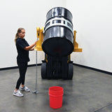 Vestil DCR-205 Fork Truck Drum Carrier/Rotators | Carry & Rotate 55-Gallon Steel Drums 360° From the Seat, Manual or DC-Powered, 800–2,000 lb